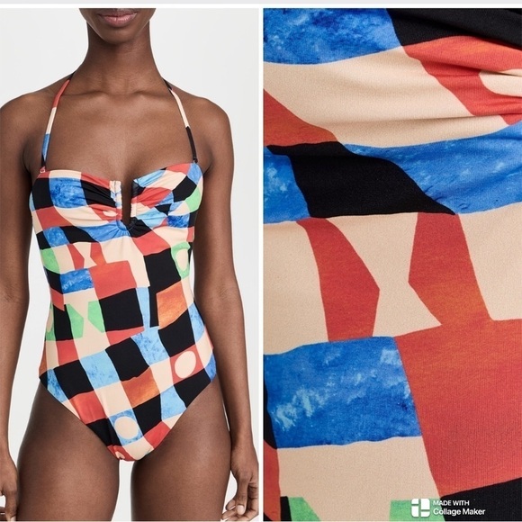 CURRENT SEASON Mara Hoffman Lucia one piece NWT - Picture 1 of 9